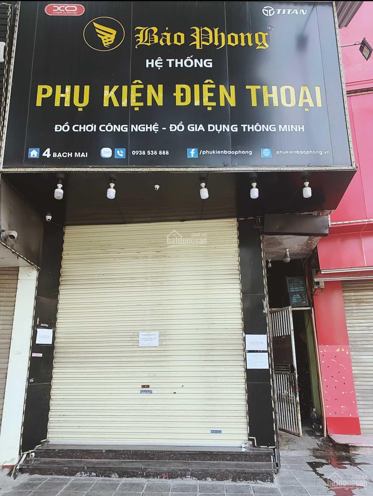 Cho thuê nhà Hà Nội mặt phố Bạch Mai, Hai Bà Trưng thuận tiện kinh doanh